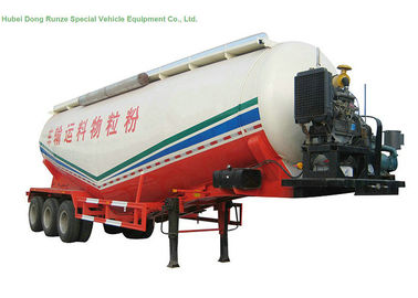 China V Art Behälter-halb Anhänger 50 - 55 M3, Schüttgut-Zement-Anhänger Hochleistungs fournisseur