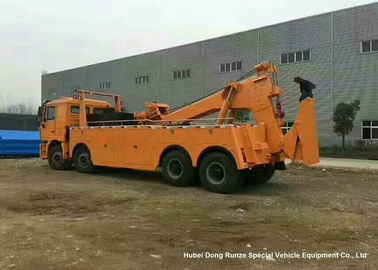 China Hochleistungswrecker Abschleppwagen SHACMAN F3000 8x4 31 Tonne für Straßen-Wiederaufnahme fournisseur